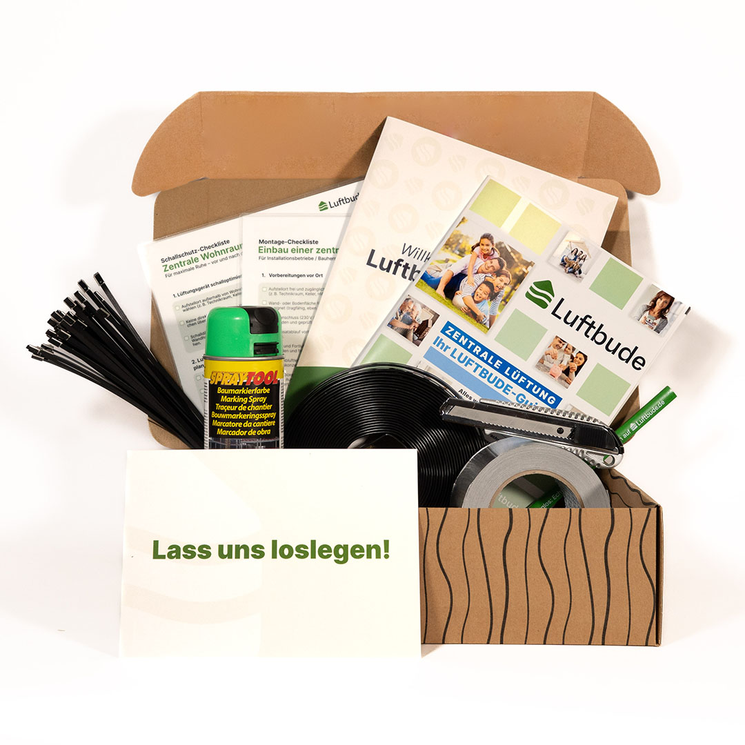 Rundum-Sorglos-Paket „Zentral“ – Einbauhilfen, Schallschutz & langlebiger Betrieb deiner zentralen Lüftung