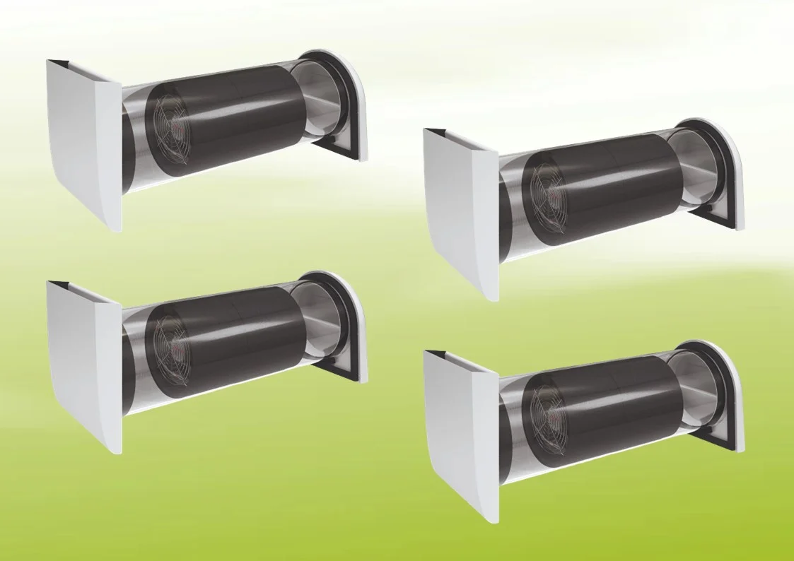 4x Viessmann Vitovent 050-D Typ H20E A43 zonder bedieningspaneel - kunststof - Z025291