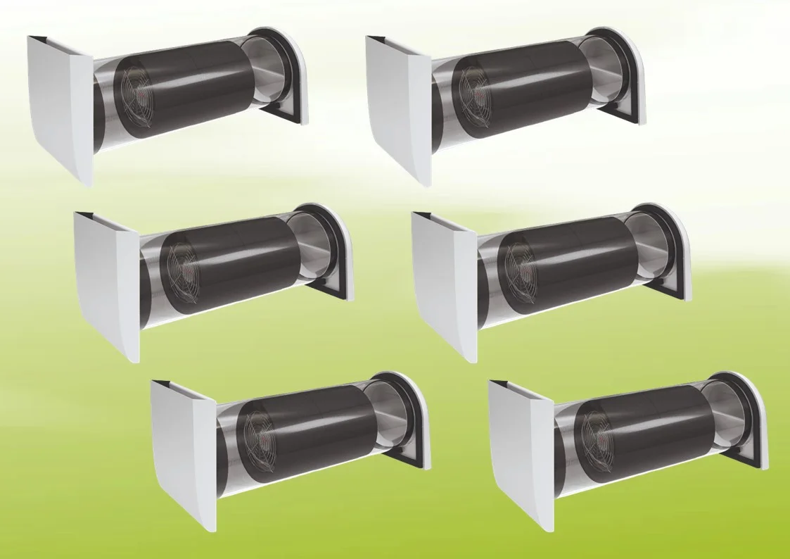 6x Viessmann Vitovent 050-D Typ H20E A43 zonder bedieningspaneel - kunststof - Z025293