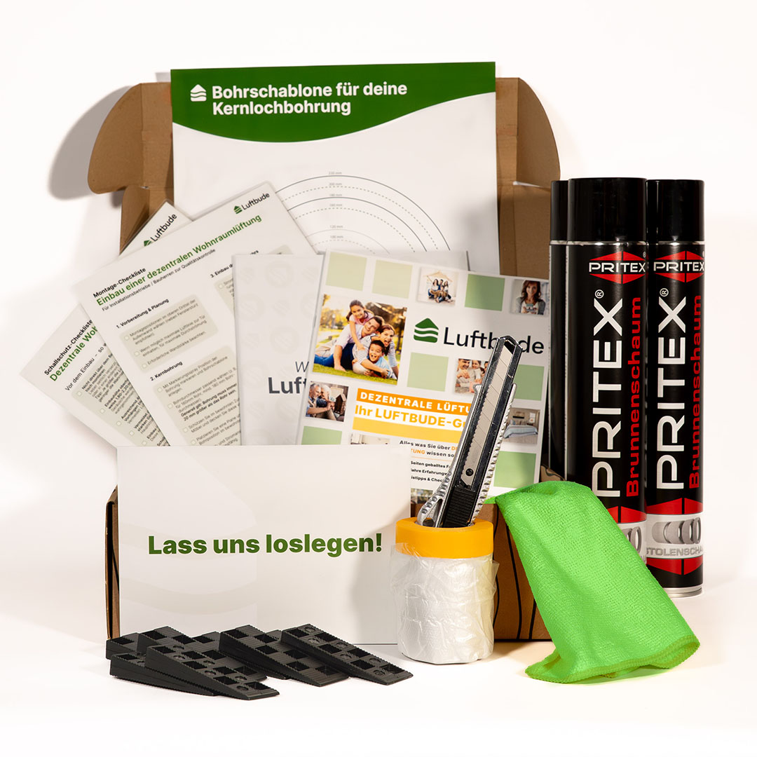 Rundum-Sorglos-Paket „Dezentral“ – Einbauhilfen, Schallschutz & langlebiger Betrieb deiner dezentralen Lüftung