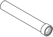 Buis met verbindingsmof DN180 - Viessmann